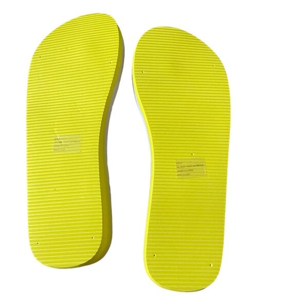 dELiA*s Pink Flamingo Colorful Bling Summer Flip Flops Size 8 NWT - Picture 4 of 8